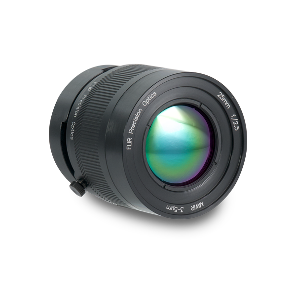 25 mm f/2.5 MWIR FPO manual lens