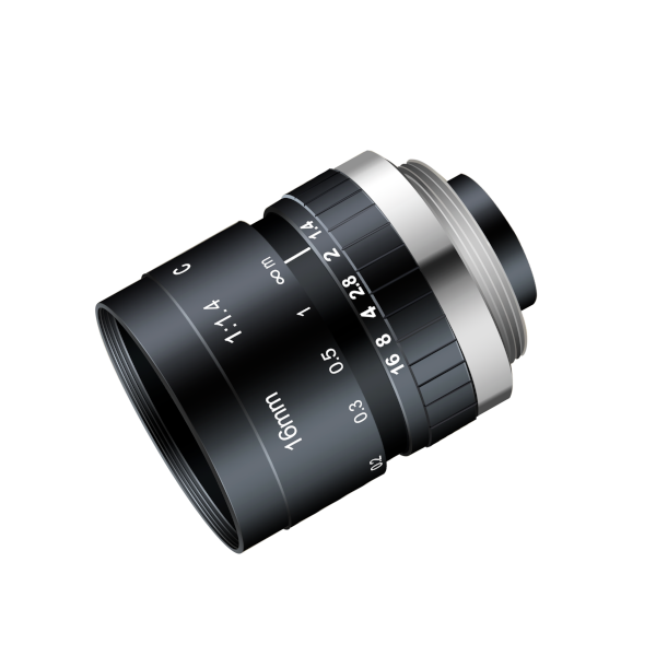 Azure 16mm 2/3인치 2MP C-마운트 렌즈