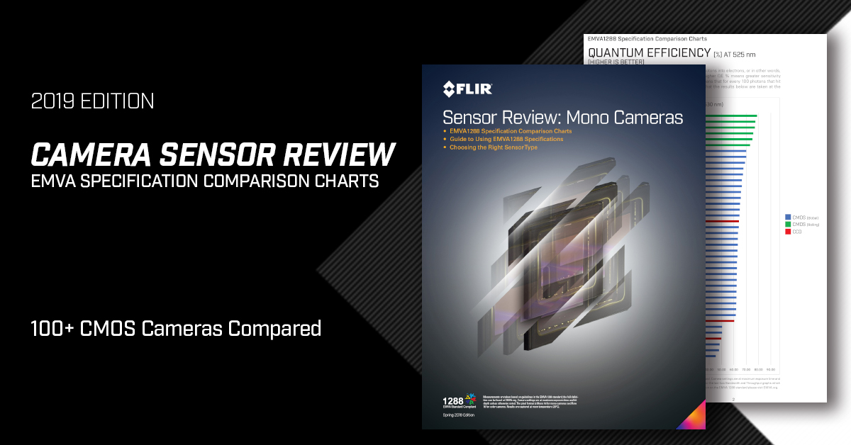 카메라 센서 리뷰: 100가지 이상의 모델, EMVA 1288 테스트 및 비교 완료 | Teledyne FLIR
