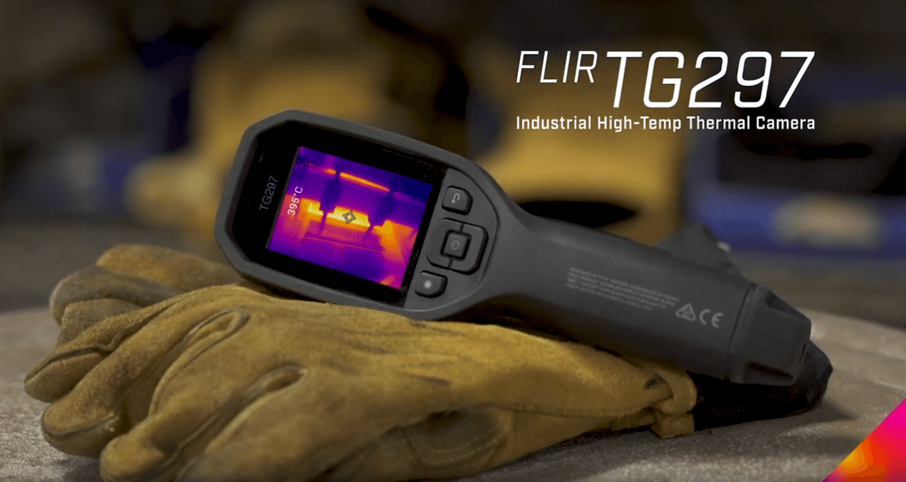FLIR TG297을 이용한 고온 대상 측정