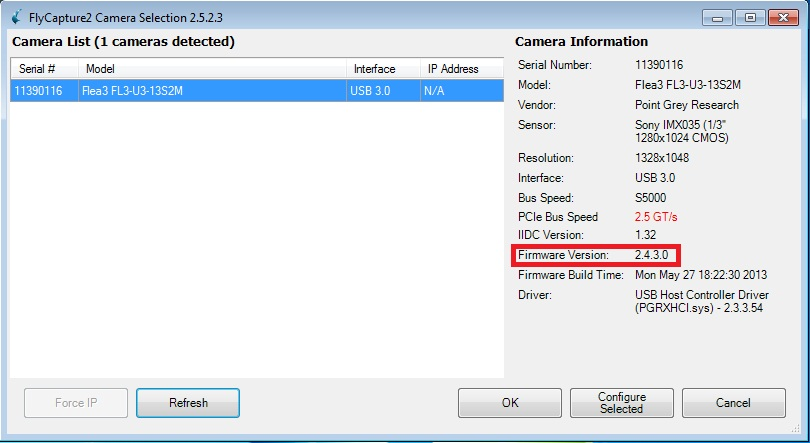 Using Point Grey Usb3 Vision Cameras With A B Software S Activeusb Teledyne Flir